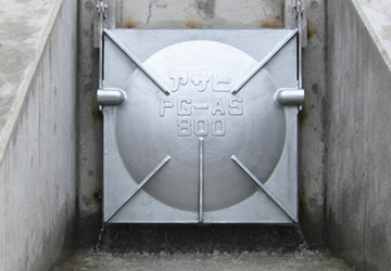 アルミ合金製フラップゲート