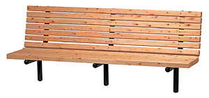 ひのき背付きベンチBB-1101HLaの詳細