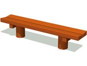 GBS-002-19国産杉ベンチ