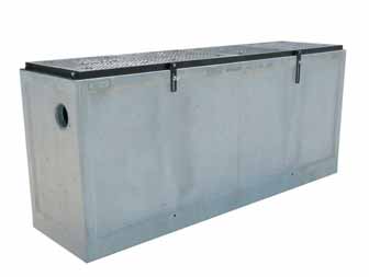 油水分離槽 底付一般型 4連式 OKY 7-15Bの詳細