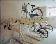 ガススプリング式サイクルラックの詳細