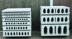 空胴プレストレストコンクリートパネル(穴あきPC板)