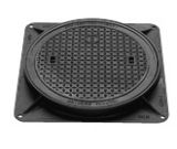 鋳鉄製化粧マンホールふた 簡易密閉形 土木(インターロッキングブロック)用の詳細