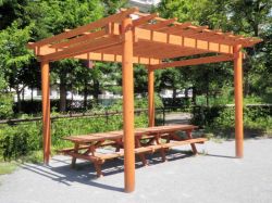 木製パーゴラ