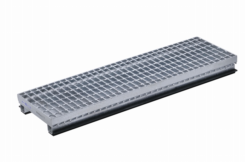 鋼製グレーチング ノンスリップタイプ かさ上げぶた 車道用ゴム付の詳細