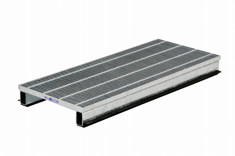 鋼製グレーチング ノンスリップタイプ かさ上げぶた 車道用細目ゴム付