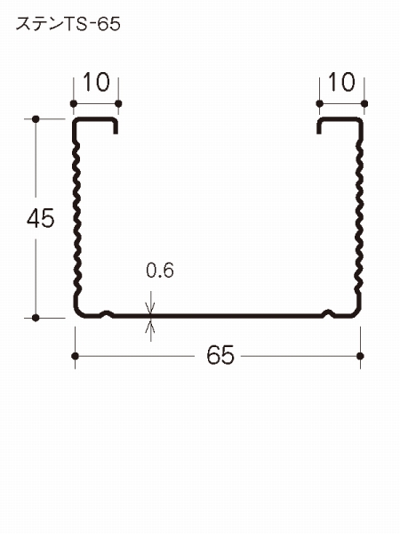 ステンレス製壁下地 ステンTS-65