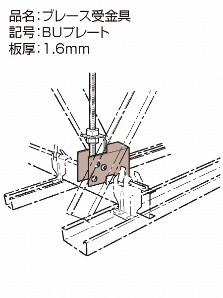 トーケン式耐震天井 BUプレートの詳細