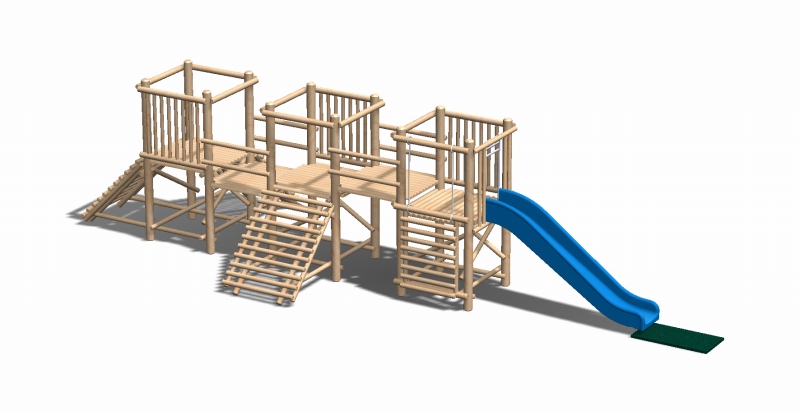 木製遊具 そうぞう システムC Lの詳細