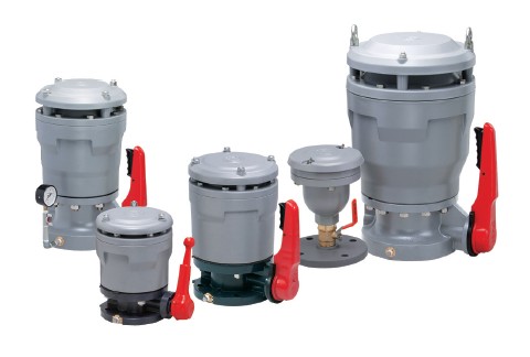 合成樹脂製急速空気弁・補修弁