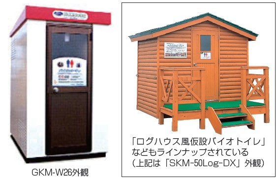 仮設バイオトイレの詳細