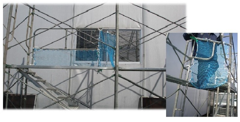 階段開口ネット(たて型・よこ型)