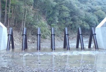 鋼製スリットダムA型の詳細