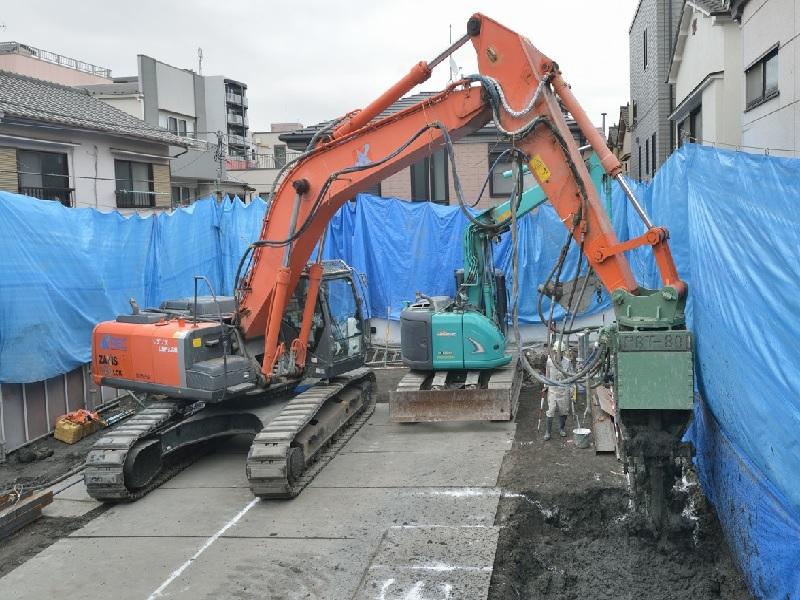 パワーブレンダー工法(横行施工)