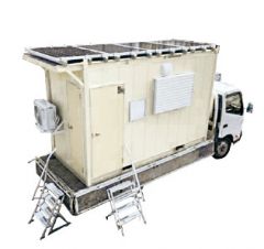 車載型ソーラーシステムハウス