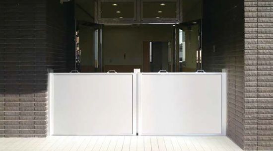 パネル脱着式防水板の詳細