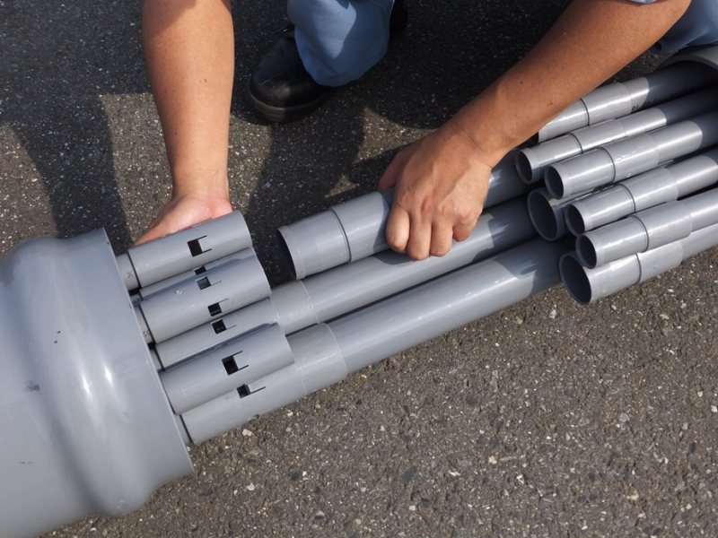 電線共同溝(通信)用接着レスさや管の詳細