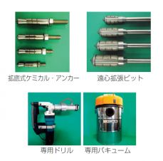 拡底式ケミカル・アンカー