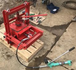 ジオファイバー工法現場一面せん断試験機の詳細