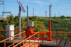 小形水門用ソーラー開閉機の詳細