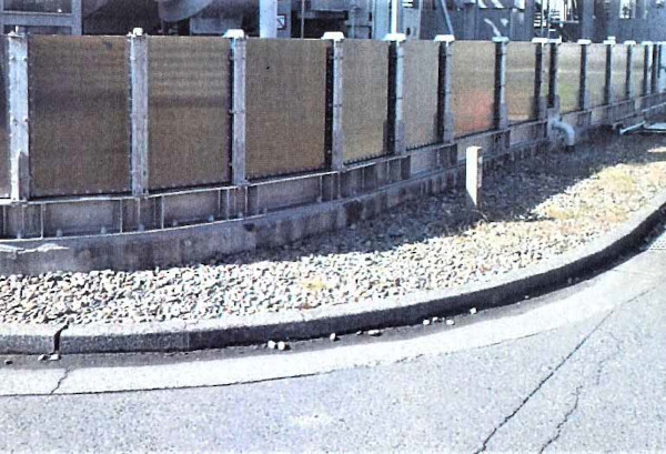 金属製止水壁