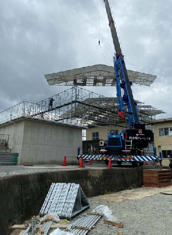 簡易屋根トラス