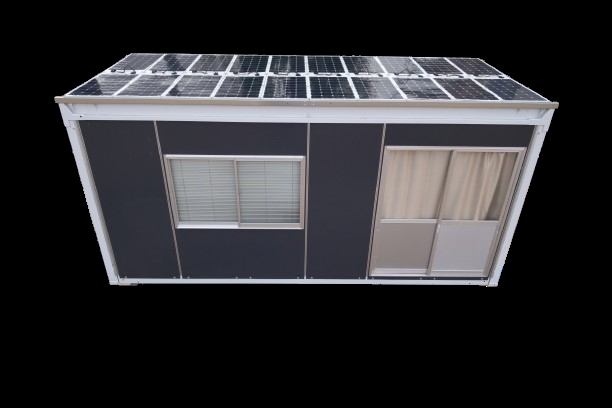 着脱式ソーラーバッテリーシステムユニットハウスの詳細