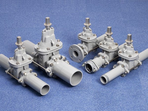 フランジレスメタルシート仕切弁の詳細