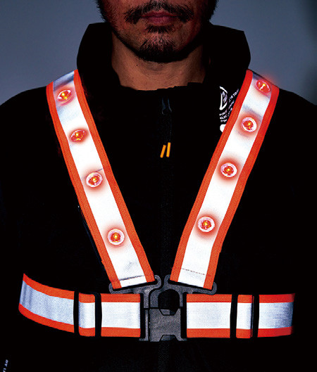 点滅式LED安全ベストの詳細