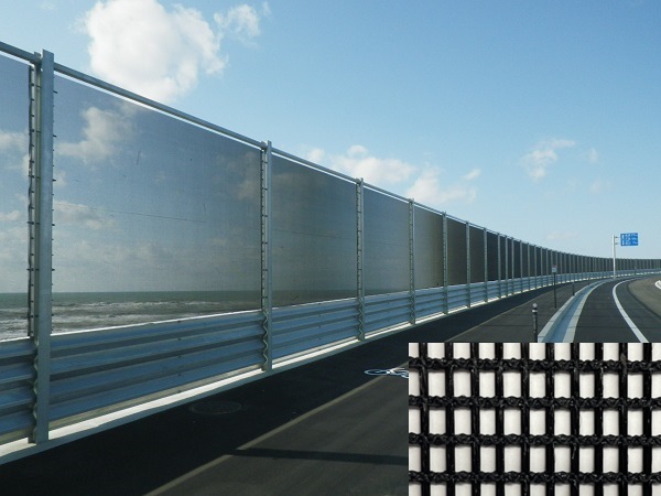 樹脂ネット防風・防雪柵