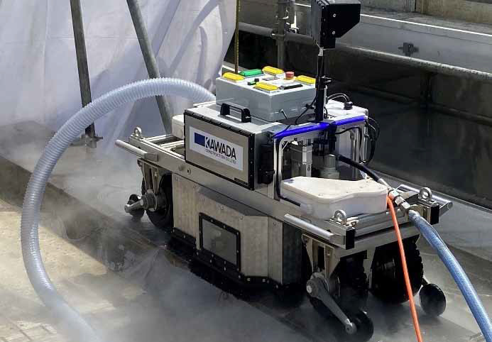 WJ鋼桁ケレン装置システム