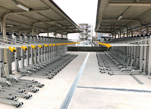 垂直上段ラック