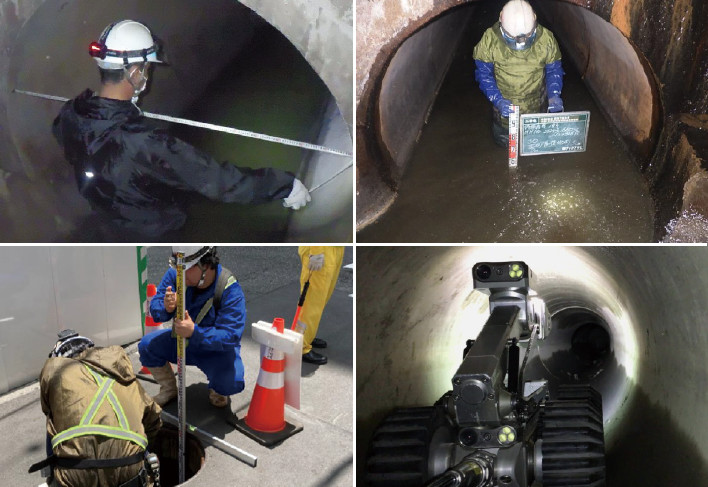 下水道管路の各種調査の詳細