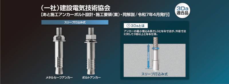 ボルトアンカー 3Dタイプの詳細
